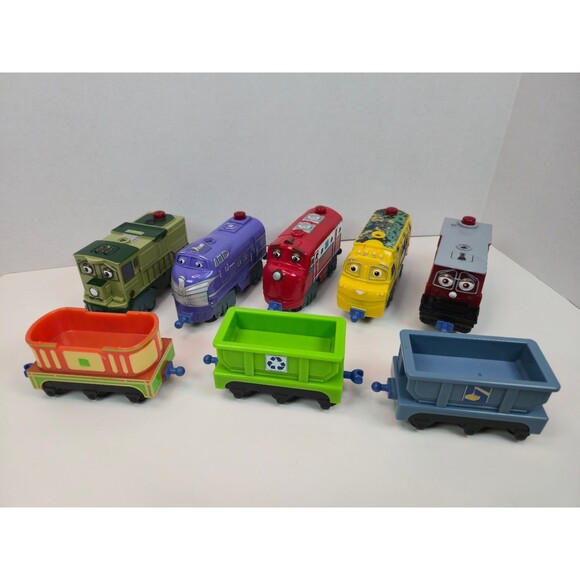 Chuggington Lot Of 8 Learning Curve 2010 Interactive Trains - Untested - Picture 1 of 16